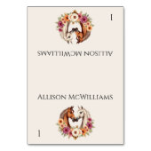 Land Westerne paarden- Kaart (Voorkant)