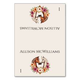 Land Westerne paarden- Kaart