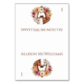 Land Westerne paarden- Kaart (Voorkant)