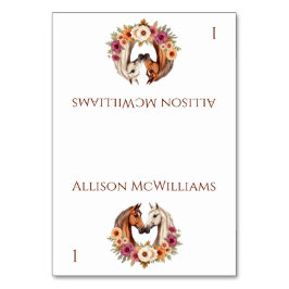 Land Westerne paarden- Kaart