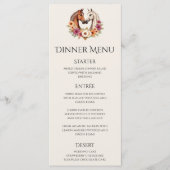 Land Westerne paarden Menu (Voorkant)