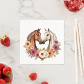 Land Westerne paarden Servet (Insitu)