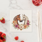 Land Westerne paarden Servet (Insitu)