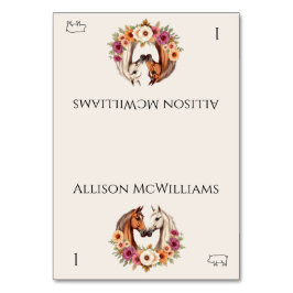 Land Westerne Paarden Varkensvlees Kaart