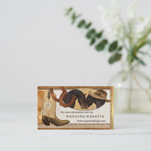 Land Westerne paarden Weddenschap Website Kaart in (Staand voorkant)