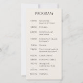 Land Westerne Paarden-Wedding Programma (Achterkant)