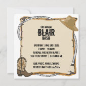 Land Westerne partij Kaart (Voorkant)