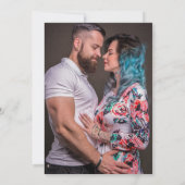 Land Westerne rustieke bruiloft Save the Date Kaart (Achterkant)