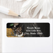 Land Westerne rustieke schuur uitnodiging Etiket (Insitu)