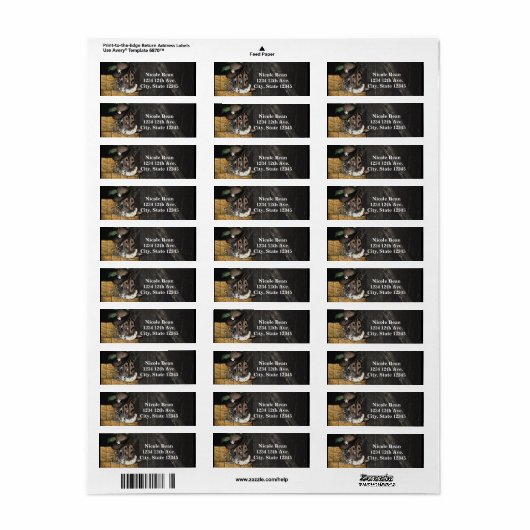 Land Westerne rustieke schuur uitnodiging Etiket (Full Sheet)