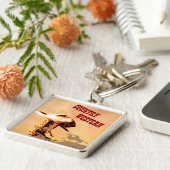 Land Westerne Sleutelhanger (Zijkant)