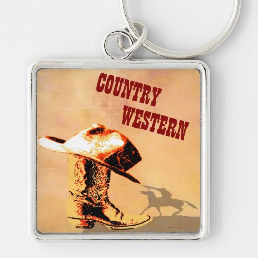 Land Westerne Sleutelhanger (Voorkant)