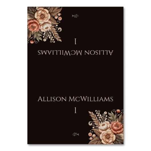 Land Westerne Trouwbloemen-Fish Kaart (Voorkant)