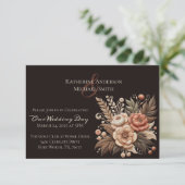 Land Westerne Trouwbloemen Kaart (Staand voorkant)