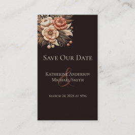 Land Westerne Trouwbloemen Visitekaartje