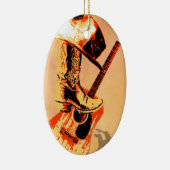 Land Westerne versiering Keramisch Ornament (Rechts)