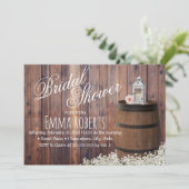 Land Wijnvat en lantern Vrijgezellenfeest Kaart (Staand voorkant)