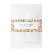 Land Wildbloem Bloemen Bruiloft Uitnodigingen Wikkel (Voorkant Voorbeeld)