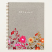 Land Wildbloemen Kraft Bloemenplanner Planner (Voorkant)