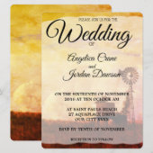 Land windmolen Rustic Wedding Invite Kaart (Voorkant / Achterkant)