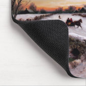  land winterscène kerstcadeau muismat (Hoek)