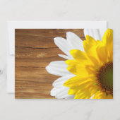 Land Wood Sunflower Daisy Summer Weddenite Kaart (Achterkant)