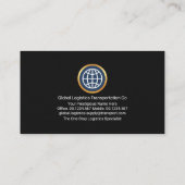 Land Zee Air WWW Global Logistics Connection Visitekaartje (Achterkant)