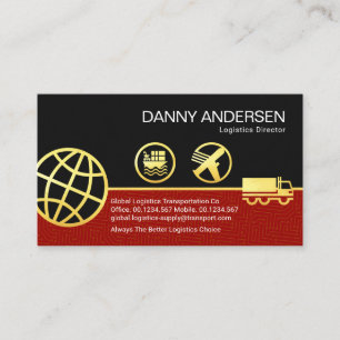 Land Zee Air WWW Global Logistics Connection Visitekaartje