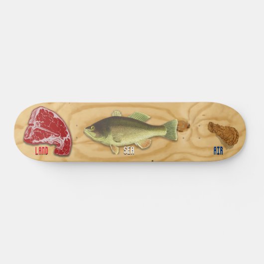 Land, Zee en lucht Persoonlijk Skateboard (Horizontaal)