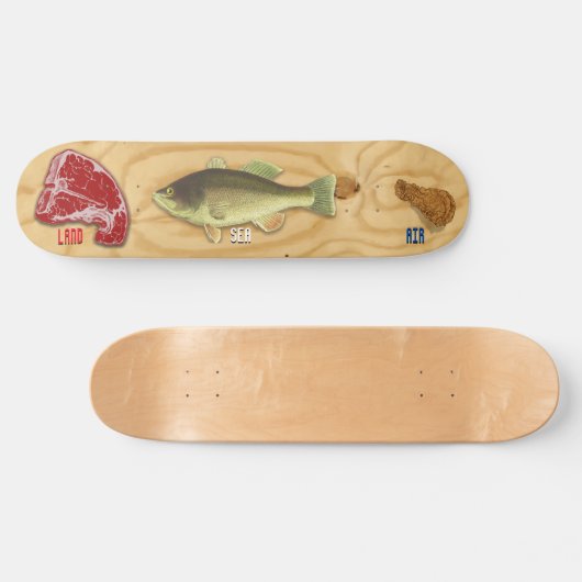 Land, Zee en lucht Persoonlijk Skateboard (Horizontaal)