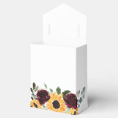 Land Zonnebloem Dank je huwelijk Bedankdoosjes (Geopend)