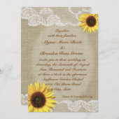 Land Zonnebloem en Kant Kaart (Voorkant / Achterkant)