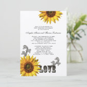 Land Zonnebloem Jubileum Kaart (Staand voorkant)