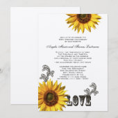 Land Zonnebloem Jubileum Kaart (Voorkant / Achterkant)