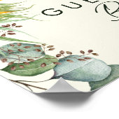 Land Zonnebloem | Licht Geel Boek Poster (Hoek)