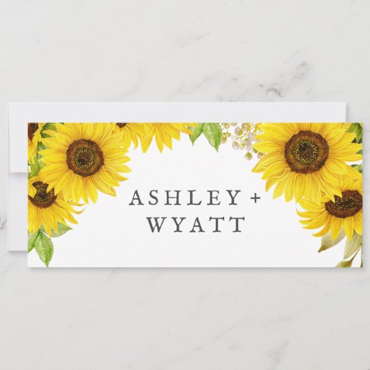 Land Zonnebloem Namen Zitting Grafiek Header (Voorkant)