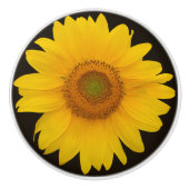 Land Zonnebloem Ronde Keramische Pull Keramische Knop (Voorkant)