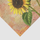 Land Zonnebloem Tissuepapier (Detail)