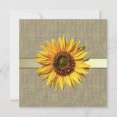 Land Zonnebloem Vrijgezellenfeest Kaart (Achterkant)