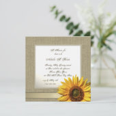 Land Zonnebloem Vrijgezellenfeest Kaart (Staand voorkant)