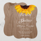 Land Zonnebloem Vrijgezellenfeest van hout Kaart (Voorkant / Achterkant)