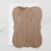 Land Zonnebloem Vrijgezellenfeest van hout Kaart (Achterkant)