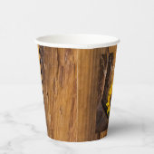 Land Zonnebloem Western Quinceañera Verjaardag Papieren Bekers (Rechts)