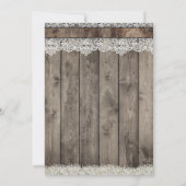 Land Zonnebloem Western Vrijgezellenfeest Kaart (Achterkant)