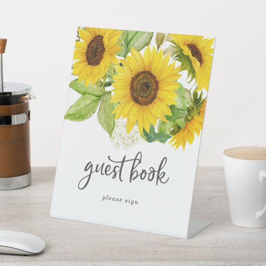 Land Zonnebloemhandboek Reclamebord Met Voetstuk (Insitu)