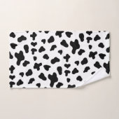 Land Zwart-wit Koe Patroon Bad Handdoek (Handdoek)
