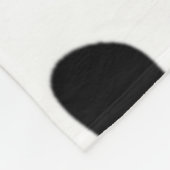 Land Zwart-wit Koe Vlekken Fleece Deken (Hoek)