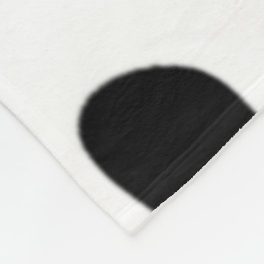 Land Zwart-wit Koe Vlekken Fleece Deken (Hoek)