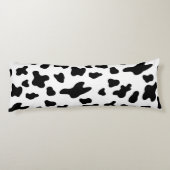 Land Zwart-wit Koe Vlekken Lichaamskussen (Achterkant)