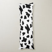 Land Zwart-wit Koe Vlekken Lichaamskussen (Achterkant (Verticaal))